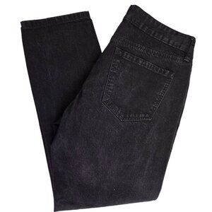 Refuge Skinny Jeans Size 10 Black Denim Distressed Ripped Destroyed